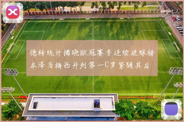德转统计揭晓欧冠赛季连续进球榜本泽马梅西并列第一C罗紧随其后